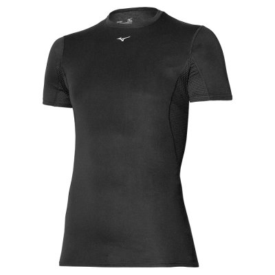 Baselayer Mizuno Midweight Light Tee Hombre - Negros - Chile M195UTQILC